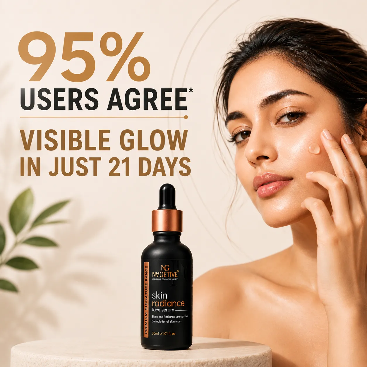 95% Agree_ Visible Glow in 21 Days